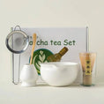Charger l'image dans la visionneuse de la galerie, Kit Matcha Traditionnel Vert – Bol Matcha Céramique et Fouet Matcha pour THÉ MATCHA