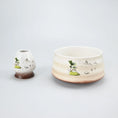 Charger l'image dans la visionneuse de la galerie, Kit Matcha Nature – Bol Matcha Motif Bambou et Fouet Matcha pour THÉ MATCHA
