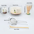 Charger l'image dans la visionneuse de la galerie, Kit Matcha Nature – Bol Matcha Motif Bambou et Fouet Matcha pour THÉ MATCHA
