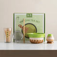 Charger l'image dans la visionneuse de la galerie, Kit Matcha Dégradé Rose – Bol Matcha avec Bec Verseur et Fouet Matcha pour THÉ MATCHA