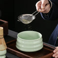 Charger l'image dans la visionneuse de la galerie, Kit Matcha Japonais Rustique – Bol Matcha Vert Texturé et Fouet Matcha pour THÉ MATCHA