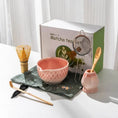Charger l'image dans la visionneuse de la galerie, Kit Matcha Japonais Rose – Bol Matcha Céramique et Fouet Matcha pour THÉ MATCHA