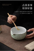 Charger l'image dans la visionneuse de la galerie, Kit Matcha Vert Moucheté – Set Matcha Cérémonie pour THÉ MATCHA