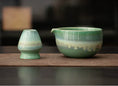Charger l'image dans la visionneuse de la galerie, Bol Matcha Bleu Dégradé – Bol à Matcha avec Bec Verseur pour THÉ MATCHA