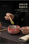 Charger l'image dans la visionneuse de la galerie, Kit Matcha Rouge Japonais – Bol Matcha Texturé et Fouet Matcha pour THÉ MATCHA