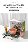 Charger l'image dans la visionneuse de la galerie, Kit Matcha Japonais Rose – Bol Matcha Céramique et Fouet Matcha pour THÉ MATCHA