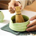 Charger l'image dans la visionneuse de la galerie, Kit Matcha Zen – Bol Matcha Vert Céramique et Fouet Matcha pour THÉ MATCHA
