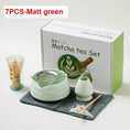Charger l'image dans la visionneuse de la galerie, Kit Matcha Zen – Bol Matcha Vert Céramique et Fouet Matcha pour THÉ MATCHA