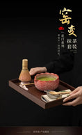 Charger l'image dans la visionneuse de la galerie, Kit Matcha Rouge Japonais – Bol Matcha Texturé et Fouet Matcha pour THÉ MATCHA