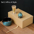Charger l'image dans la visionneuse de la galerie, Kit Matcha Bleu Nuit – Bol Céramique, Fouet Bambou et Accessoires - Oshi Matcha