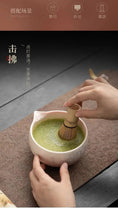 Charger l'image dans la visionneuse de la galerie, Kit Matcha Élégance Rose – Bol Matcha Céramique et Fouet Matcha pour THÉ MATCHA - Oshi Matcha