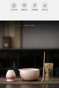 Charger l'image dans la visionneuse de la galerie, Kit Matcha Élégance Rose – Bol Matcha Céramique et Fouet Matcha pour THÉ MATCHA - Oshi Matcha
