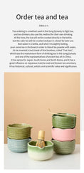 Charger l'image dans la visionneuse de la galerie, Kit Matcha Floral Vert – Bol Matcha Céramique et Fouet Matcha pour THÉ MATCHA - Oshi Matcha