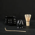 Charger l'image dans la visionneuse de la galerie, Kit Matcha Japonais Rustique – Bol Matcha Vert Texturé et Fouet Matcha pour THÉ MATCHA - Oshi Matcha