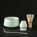 Charger l'image dans la visionneuse de la galerie, Kit Matcha Japonais Rustique – Bol Matcha Vert Texturé et Fouet Matcha pour THÉ MATCHA - Oshi Matcha