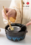 Charger l'image dans la visionneuse de la galerie, Kit Matcha Nuit Étoilée – Bol Matcha Noir et Fouet Matcha pour THÉ MATCHA - Oshi Matcha