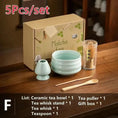 Charger l'image dans la visionneuse de la galerie, Kit Matcha – The Matcha – Bleu Nuit avec Bol Céramique et Fouet Bambou - Oshi Matcha