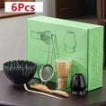 Charger l'image dans la visionneuse de la galerie, Kit Matcha – The Matcha – Bleu Nuit avec Bol Céramique et Fouet Bambou - Oshi Matcha