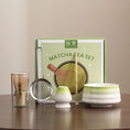 Charger l'image dans la visionneuse de la galerie, Kit Matcha – The Matcha – Céramique Verte avec Bol et Chasen - Oshi Matcha
