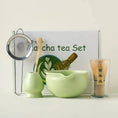 Charger l'image dans la visionneuse de la galerie, Kit Matcha Traditionnel Vert – Bol Matcha Céramique et Fouet Matcha pour THÉ MATCHA - Oshi Matcha