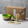 Charger l'image dans la visionneuse de la galerie, Kit Matcha Vert Jade – Bol Céramique, Fouet Bambou et Accessoires - Oshi Matcha