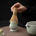 Charger l'image dans la visionneuse de la galerie, Kit Matcha Vert Moucheté – Set Matcha Cérémonie pour THÉ MATCHA - Oshi Matcha
