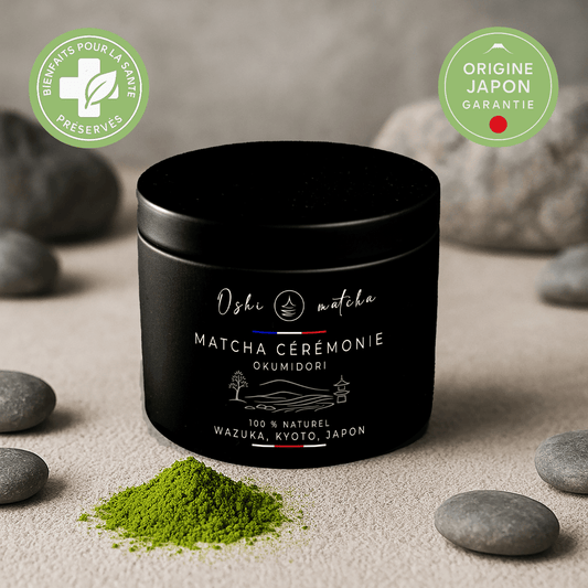Thé matcha de cérémonie Okumidori BIO - Oshi Matcha
