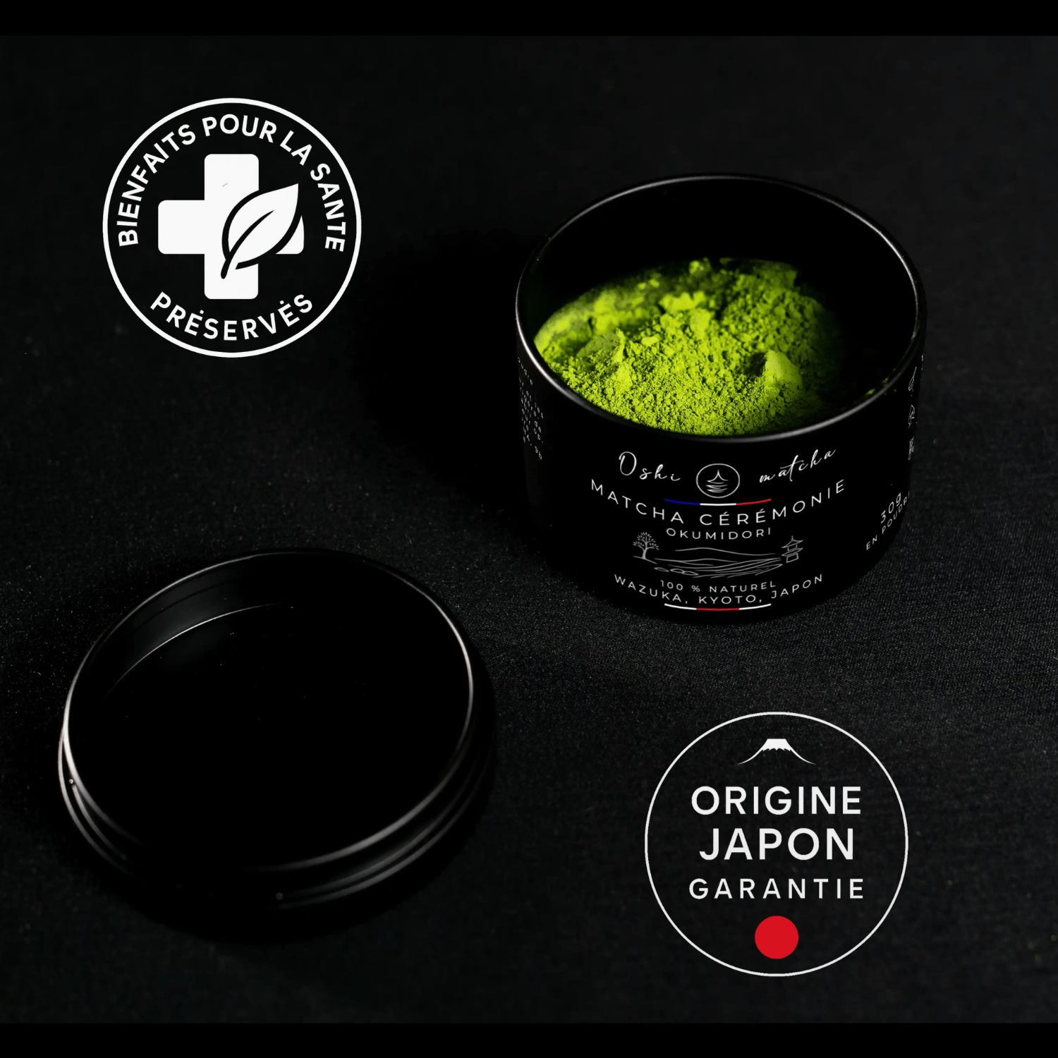 Thé matcha de cérémonie Okumidori BIO - Oshi Matcha