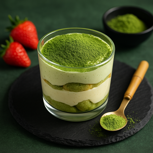 Tiramisu au Matcha : Quand l’Italie rencontre le Japon