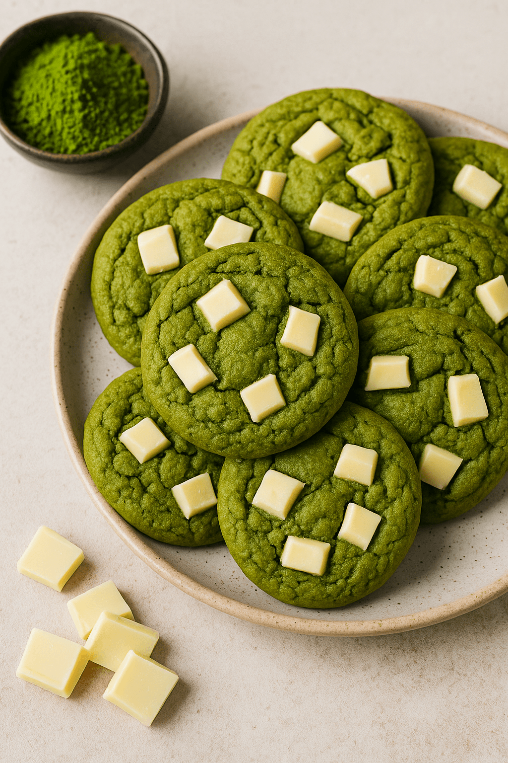 Cookies au Matcha et Chocolat Blanc : Une gourmandise raffinée - Oshi Matcha