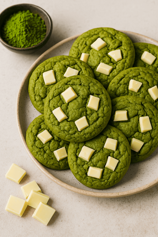 Cookies au Matcha et Chocolat Blanc : Une gourmandise raffinée - Oshi Matcha