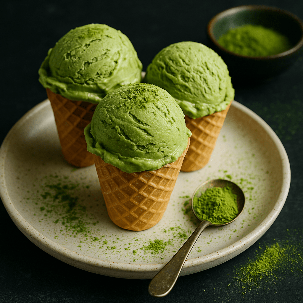 Glace au Matcha : Fraîcheur et élégance en une bouchée - Oshi Matcha