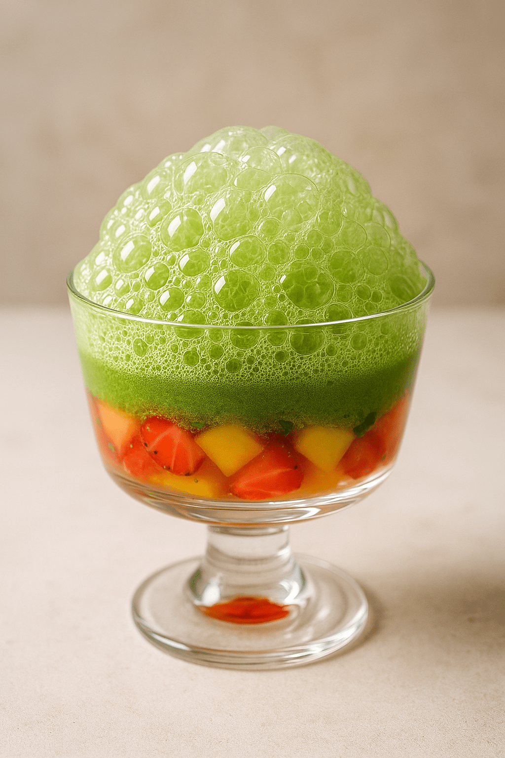 Matcha Air Bubbles : la légèreté moléculaire au service du goût - Oshi Matcha