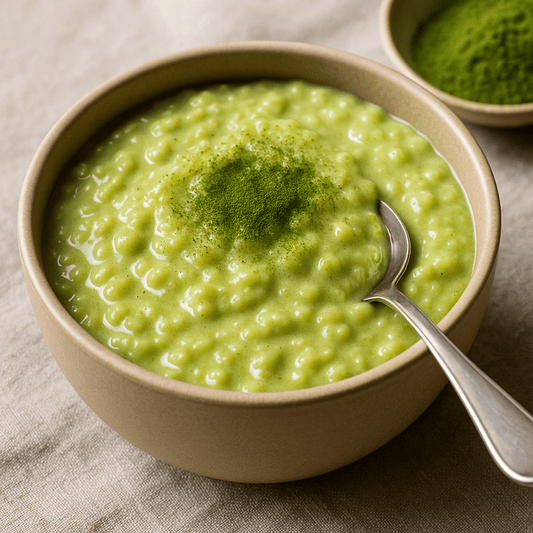 Riz au Lait au Matcha : Douceur crémeuse et touche japonaise - Oshi Matcha