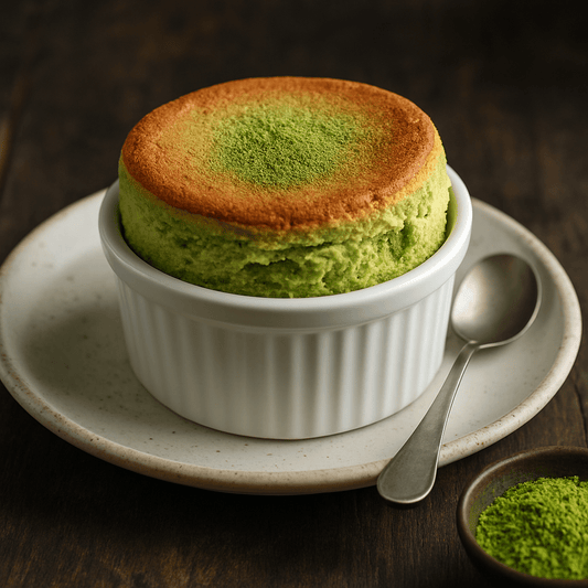 Soufflé au Matcha : Légèreté et raffinement japonais - Oshi Matcha
