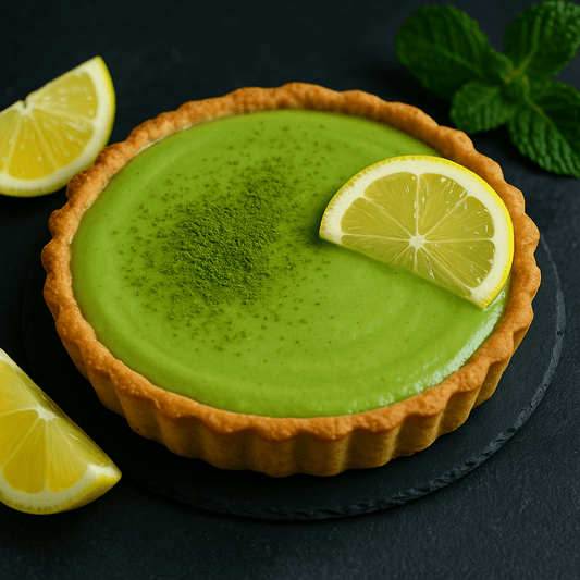 Tarte au Matcha et Citron : L’équilibre entre fraîcheur et élégance - Oshi Matcha