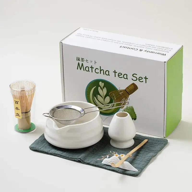 Kit Matcha Zen – Bol Matcha Vert Céramique et Fouet Matcha pour THÉ MATCHA