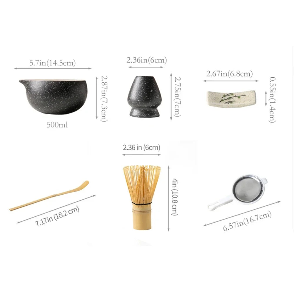 Kit Matcha Japonais – Matcha Kit Complet avec Bol Matcha et Fouet Matcha pour THÉ MATCHA
