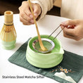 Charger l'image dans la visionneuse de la galerie, Kit Matcha Zen – Bol Matcha Vert Céramique et Fouet Matcha pour THÉ MATCHA
