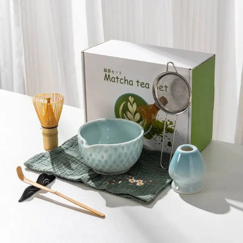 Kit Matcha Japonais Rose – Bol Matcha Céramique et Fouet Matcha pour THÉ MATCHA