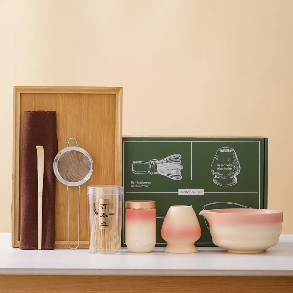 Kit Matcha Japonais Authentique – Bol Matcha Vert et Fouet Matcha pour THÉ MATCHA