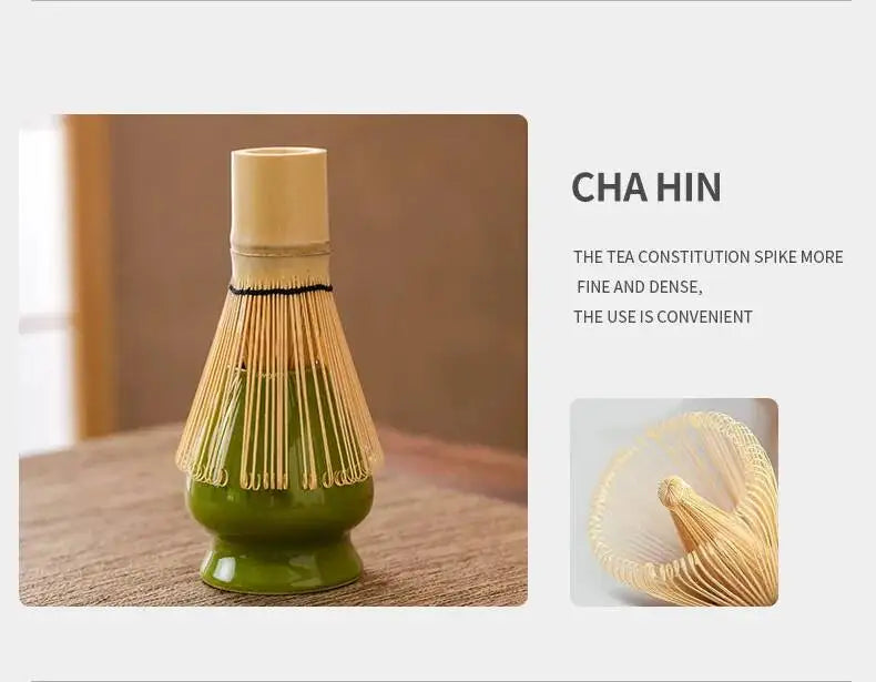 Kit Matcha Traditionnel Vert – Bol Matcha Céramique et Fouet Matcha pour THÉ MATCHA
