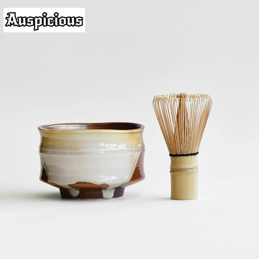 Bol Matcha Japonais avec Fouet Bambou Matcha – Bol à Matcha pour THÉ MATCHA