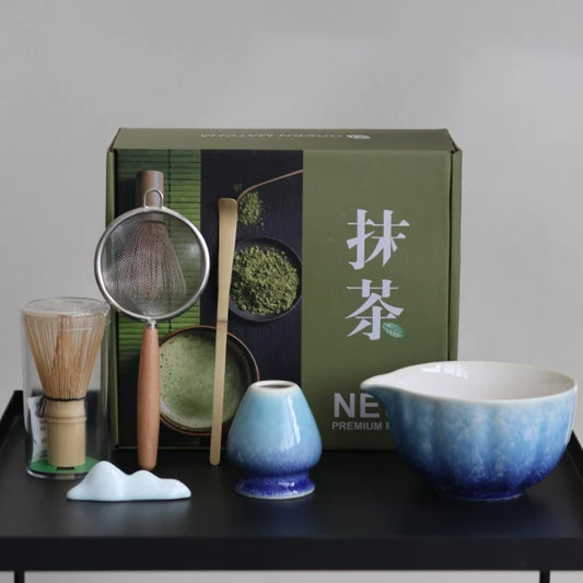 Kit Matcha Japonais Complet – Matcha Kit avec Bol Matcha et Fouet Matcha pour THÉ MATCHA