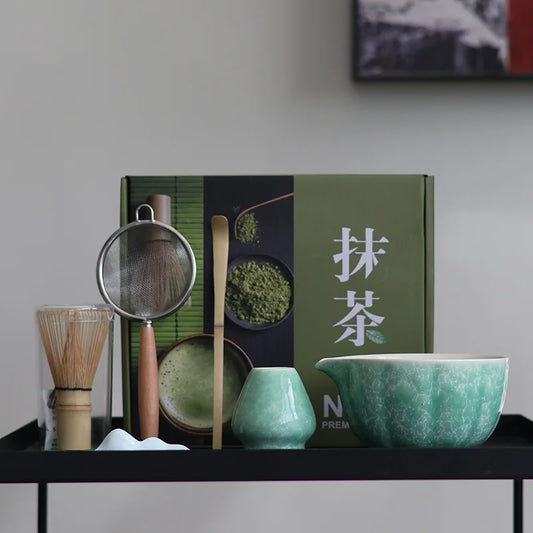 Kit Matcha Japonais Complet – Matcha Kit avec Bol Matcha et Fouet Matcha pour THÉ MATCHA