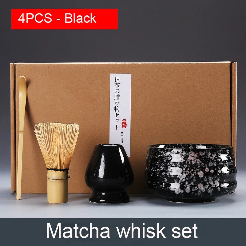 Kit Matcha Rose Céramique – Set Matcha Japonais pour THÉ MATCHA