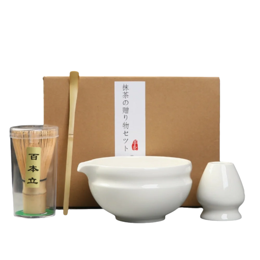 Kit Matcha Minimaliste – Bol Matcha Vert et Fouet Matcha pour THÉ MATCHA