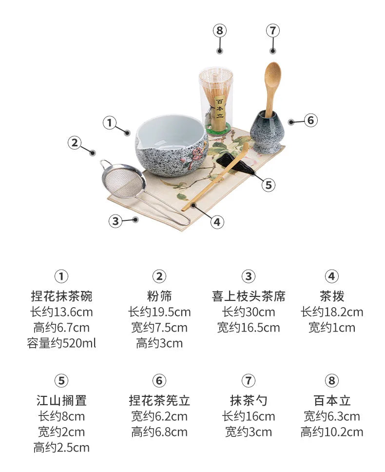 Kit Matcha Complet – Bol Matcha et Fouet Bambou Matcha pour THÉ MATCHA