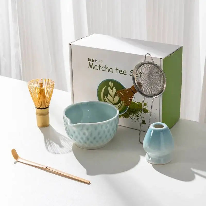 Kit Matcha Japonais Rose – Bol Matcha Céramique et Fouet Matcha pour THÉ MATCHA