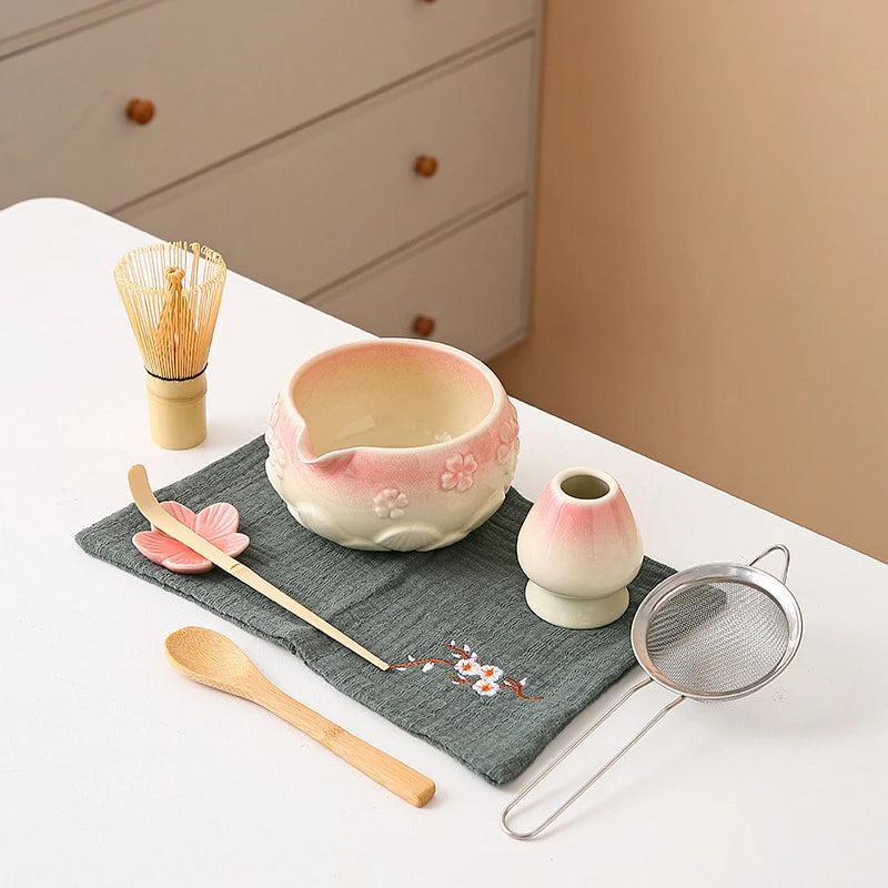 Kit Matcha Sakura – Set Matcha Cérémonie pour THÉ MATCHA